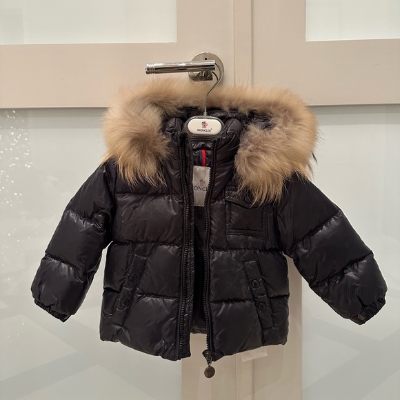Moncler K2 Down Jacket in Night Blue Sz 12/18M - Picture 2 of 7